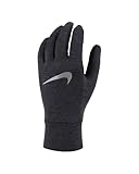 Nike Herren Fleece Running Handschuhe, Black/Black/Silver, S/M