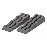 BERGER Auffahrkeile für Wohnmobil | Stufenkeile mit Drei Höhen | Stabil & Rutschfest | Ideal für Nivellierung & Stabilität - Perfekt für unebenes Gelände