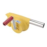 CFTGIW Handkurbel-Grillventilator, Erhöht die Feuerkraft, Tragbares Grillgebläse für Outdoor-Camping, Grillen, Gelbes Material. [Einfach Ausreichende Feuerkraft], Schnell für Ihren Grill (YELLOW)