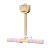 Vogel-Sitzstange – Vogelseil-Schaukelspielzeug, -Kletterstange, Kletterkäfig-Zubehör für Sittiche, Nymphensittiche, Nymphensittiche, Finken, Conures Indoor Outdoor Hof, Garten