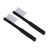 2 Stück Kohlefaser-Reinigungsbürste für saubere Plattenspieler-Nadeln und für ein optimales Audio-Erlebnis