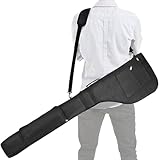 Qfdiwr Golftasche – tragbare Golftasche – tragbar faltbar für 8 bis 10 Schläger wasserdicht verschleißfest für Erwachsene Sport im Freien Reise Bälle