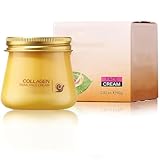 Schneckenkollagen-Gesichtscreme, reparierende, straffende und feuchtigkeitsspendende Gesichtscreme, intensiv feuchtigkeitsspendend, Anti-Aging, für trockene Haut, straffend und elastisch, für Frauen