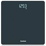 Homebuds Digitale Personenwaage, Hohe Präzision Zugesichert durch professionelle waage personenpersonen fabrik SEIT 2001,LED Anzeige und Step-On, 3*AAA Batterien enthalten, 180kg/400lb, Blau