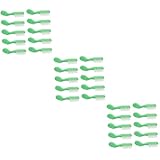 FRCOLOR 3 Sätze Gefängnis Zahnbürste Mini-zahnbürsten Tägliche Zahnbürste Borsten Weiche Reinigungsbürste Kleines Zahnbürstengefängnis Gefängnisbürste Plastik Green 10 Stück * 3