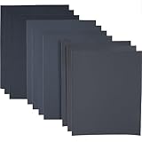 Connex Schleifpapier-Set - Wasserfest - 10-teilig - Verschiedene Körnungen K240, K400, K600 - Mit Silizium-Carbid - Geeignet für den Nassschliff von Metall / COX980400