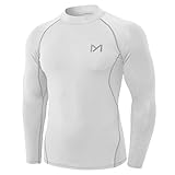 MEETYOO Kompressionsshirt Herren, Funktionsshirt Langarm Fitnessshirt Männer Atmungsaktiv Sportshirt Laufshirt für Laufen Sport Turnhalle