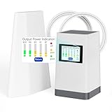 4G 3G GSM LTE Mobilfunkverstärker mit integrierter Antenne – GSM Repeater Unterstützt Band 1/3/7/8/20 & Deutsche Netzbetreiber – 70 dB einstellbare Verstärkung, APP & Display-Steuerung