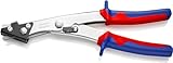 KNIPEX Blechknabber mit Mehrkomponenten-Hüllen vernickelt 280 mm 90 55 280