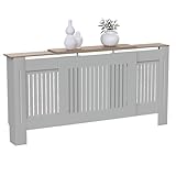 Vida Designs Arlington Heizkörperverkleidungen (grau, verstellbar) Eingangsbereich, Wohnzimmer, Wohnmöbel