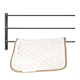 Pferdedeckenhalterung, Pferdesattelunterlage Halterung | Pferdedecke Stallbedarf | 180 Grad drehbare Deckenträger, Sattelunterlage, s