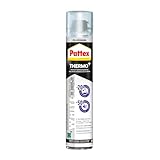 Pattex White Line Pistolenschaum, reinweißer PU Schaum zum Füllen, Dämmen, Ausschäumen und Isolieren, Montageschaum mit hoher Wärme- und Schalldämmung, 1x750ml Dose