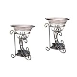 MAGICLULU 2 Sätze Brenner elektrischer Wachsschmelzerhitzer Perlen duftend Flammendiffusor das büro büroradio Aroma duftlampe Decor Dekoration Räucherofen Aroma Herd Eisenbasis