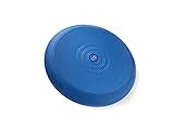 THERABAND Dynair 36 cm Ballkissen, Wackelscheibe für Balance-Training, dynamisches Sitzen und Physiotherapie, ideal für aktives Sitzen und korrekte Haltung, Blau