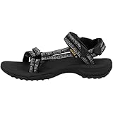 Teva Damen W Terra FI LITE Sandale, Atmosphere Black/Grey, 38 EU