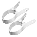Toyvian 2 Stück Winddichte Wäscheklammern Große Starke Metallklammern mit Anti Rutsch Design für Decken Hemden Unterwäsche Strandtücher Langlebig für Haushalt und Outdoor Nutzung