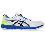 ASICS Men's Upcourt 6 Volleyball Shoes, Weiß/Midnight, 45 EU