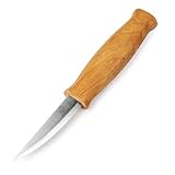 BeaverCraft Holzschnitzmesser C4 8 cm – Schnitzmesser zum Grobschnitzen – Löffelschnitzwerkzeug für Anfänger und Profis – Schnitzmesser für Holzarbeiten