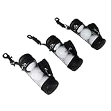 ROMISBABA Mini Golfballtasche Zubehörset Tragbare Strapazierfähige Ballhalter Tasche mit Reißverschluss Praktische Aufbewahrung für Golfbälle und Tees Geeignet für Outdoor golftraining