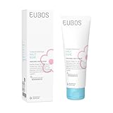 EUBOS HAUT RUHE | Waschgel Haut & Haar | Für empfindliche Haut und feines Haar von Kindern und Babys | Aloe Vera beruhigt und schützt | Hautverträglich dermatologisch bestätigt | 125ml
