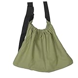 HIAKDOFT Mushroom Sammel Tasche aus Canvas Multifunktionale Gartenschürze mit Großer Kapazität Robustes Gürteltaschenartiges Design für Obst Gemüse Beeren und Werkzeugaufbewahrung im