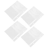 PAMINGONO 20 Stück Fotohüllen 4 Zoll Transparent Nachfüllseiten für Fotoalben mit Gelochten Taschen Wiederverwendbar Schutzhüllen für Fotos und Postkarten