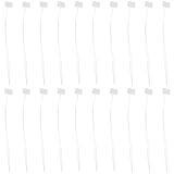 WUZIA Metall-Nadeleinfädler, 21 cm lang, für Stickerei, Perlenstickerei und Handnähen, Basteln, Weiß, 20 Stück