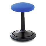 Ongo Classic Stuhl, Ergonomischer Hocker, Gesundheitsstuhl, Sitztrainer, Ergonomischer Bürocker mit Höhenverstellung (Blau, Regular)