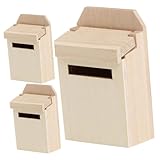 IMIKEYA Miniatur Briefkästen Für Interessante Hausdekorationen Entzückendes Miniaturspielzeug Für Puppenhäuser Und Spielszene Farbenfroh Und Detailreich