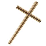 ZJIVQO Holzkreuz, Wandbehang, Kreuz, Wandmontage, Jesus-Kreuz, Ornament für Zuhause, christliche Hochzeiten, Party, Wanddekoration (Holz)