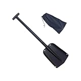 Metall-Schneeschaufel mit platzsparendem Design, Sand- und Bodenentfernungswerkzeug für Lager und Hausbesitzer, Outdoor-Notfälle, tragbares Outdoor-Schneeschaufel
