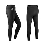 ZCCO Herren-Neoprenanzug, 1,5 mm lang, Neopren, zum Surfen, Kajakfahren, Schwimmen, Tauchen, Kanufahren (QSK-schwarz, 2XL)