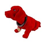 Kremers Schatzkiste Wackeldackel groß 29 cm Rot Wackelkopfdackel Wackelfigur/Made in Germany fürs Auto HUtablage
