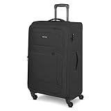 SMARTBOX großer Weichgepäck Check-in Koffer für Damen & Herren | Großer XL Trolley 46 x 31 x 78 cm | 4 Rollen & Zahlenschloss | erweiterbar mit Dehnfalte | leichte 3,6 kg (Edition 04)