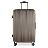 bugatti Lima Hartschalenkoffer 77,5x52x31,5 cm, 91,7L, 4-Rollen mit TSA-Schloss, Bronze