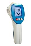 PeakTech 5400 - IR Messgerät, Infrarotthermometer (-50°/260°), Oberflächen Thermometer, Taupunktscanner (-30°/100°), LED Umweltmessgerät, Thermodetektor Feuchtigkeit (0-100%), Taupunkt Messgerät
