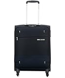 Samsonite Base Boost - Handgepäck Koffer 55 x 40 x 20 cm, mit 2 Rollen, Weichgepäck Kabinenkoffer für die meisten Airlines geeignet, inkl. Ryanair & EasyJet, TSA-Schloss, Leicht, 41 L, Blau