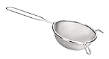 Sieb, mittelgroß, 14 cm, Edelstahl 18/10, ideal zum Abtropfen und Sieben von Lebensmitteln.