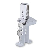 Diebstahlsicherung, Brems- und Kupplungsschloss, Edelstahl, Sicherheitswerkzeug, verstecktes Gaspedalschloss mit 3 Schlüsseln