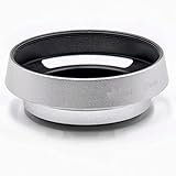 vhbw Gegenlichtblende Ersatz für LH-37EP für 37mm Objektive, Silber, Metall, Rund, 5,8 cm