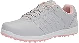 Skechers Damen Go Pivot Spikeless Golf Shoe Sneaker, Hellgrau/Rosa, 39.5 EU