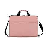 FJOADNVM Notebook Tasche Laptoptasche, PC-Hülle, Hülle, Tragbare, Große Kapazität, Schützende Laptophülle(Pink,13-inch)