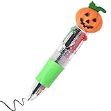 Generisch Mehrfarbige Stifte - Halloween-Motiv 4er Satz Farbige Kugelschreiber - Flüssig Schreibend Für Urlaub Zeichnen Lernen Schule Unterricht Schüler