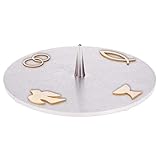 Edelstahl-Leuchter 14 cm, 'Sakramente'