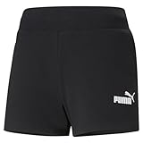 PUMA Damen Ess 4` Sweat Tr Shorts, Puma Black, S EU