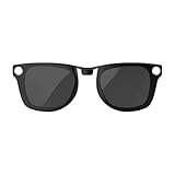 Hibloks Nicht Polarisierter Clip für Ray-Ban Meta Wayfarer RW4008 (Größe L 53–22), Sonnenbrillen-Clip-On für Ray-Ban Smart Glasses-Zubehör, Effektiver UV-Schutz und Elektronische Blendung (Schwarz)