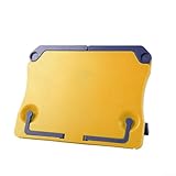 Kompakter Notenständer zur einfachen Aufbewahrung, perfekt für Notenblätter und Kochbücher (gelb)