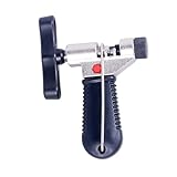 HEMOTON Fahrrad Kettennieter aus Kohlenstoffstahl mit Kunststoffgriff Kettenreparatur Werkzeug mit Ersatzstift und Gliedhaken Fahrradketten Entferner und Service Tool für Zufällige Farbe