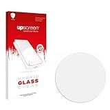 upscreen Schutzglas für Armbanduhren (Kreisrund, ø: 43.5 mm) Schutzfolie, Glas-Folie [Klar, 9H Panzerschutz, Anti-Fingerprint]