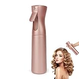 OWill 300 ml Wassersprühflasche, Zerstäuber Sprühflasche, Leere Sprühflaschen zum Befüllen für Haare, Pflanzen (Roségold)